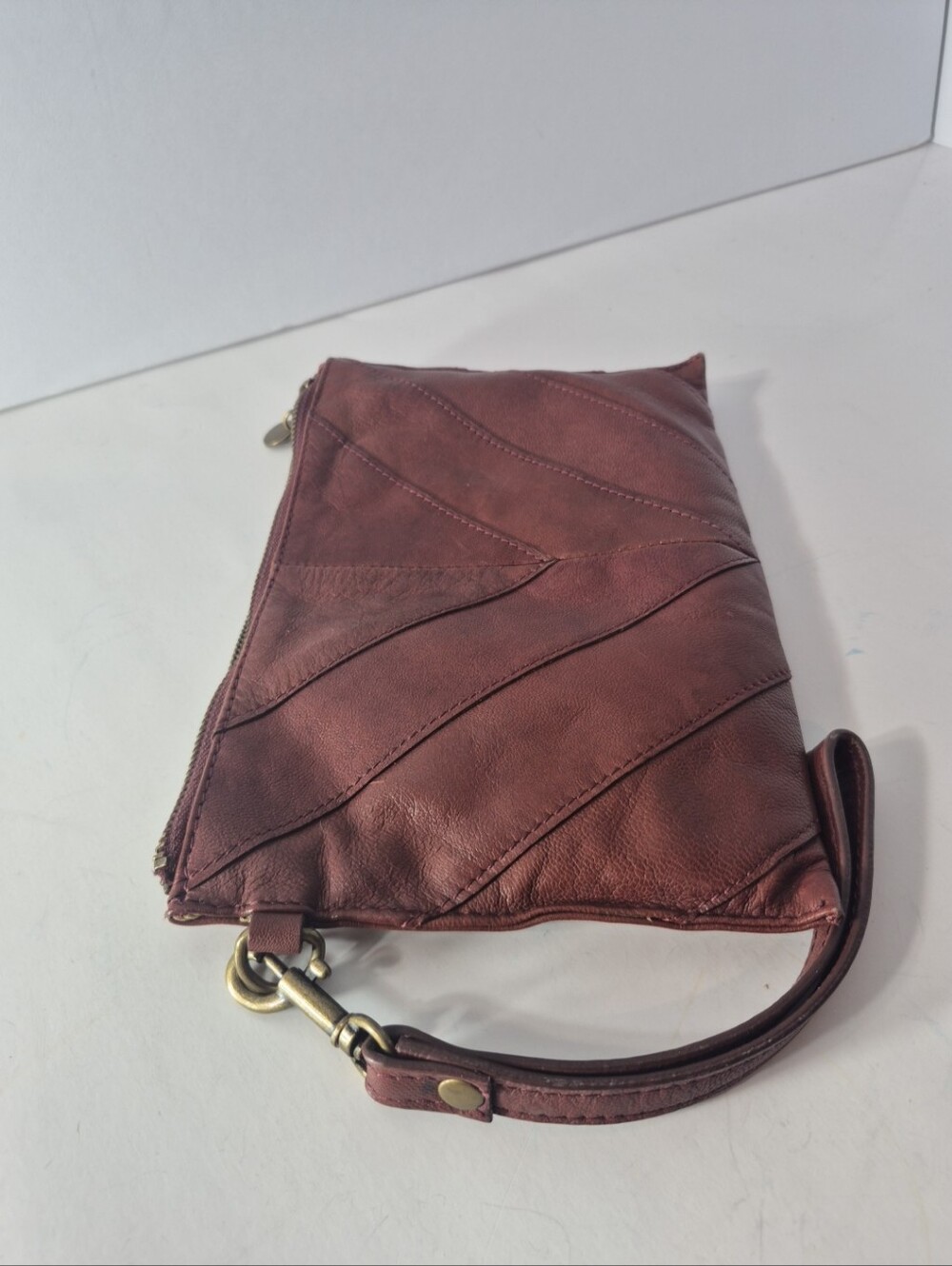 Lucky Brand Womens Clutch Leather Bag Bohemian